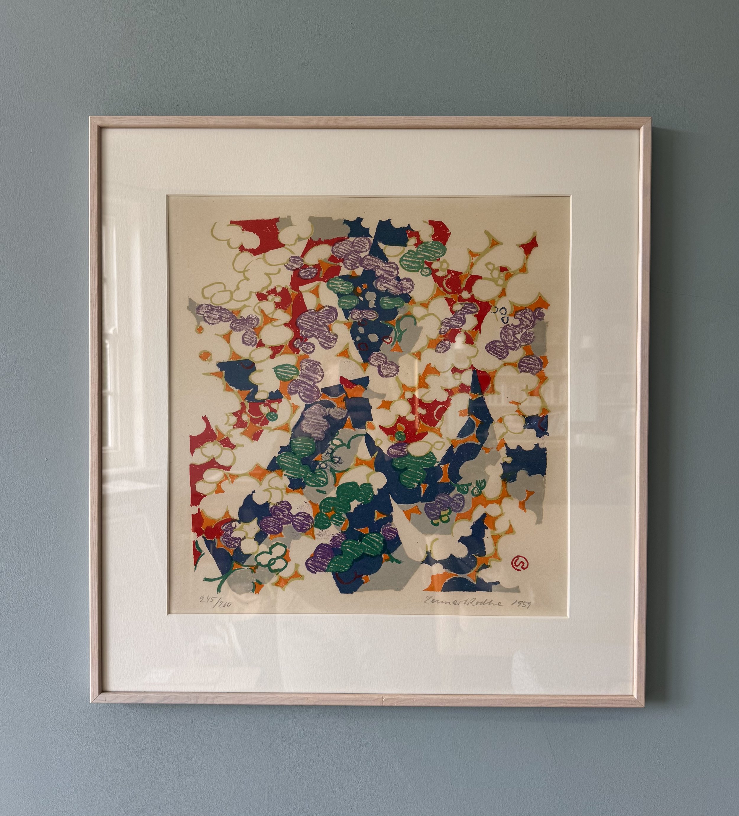 Rodhe Lithograph