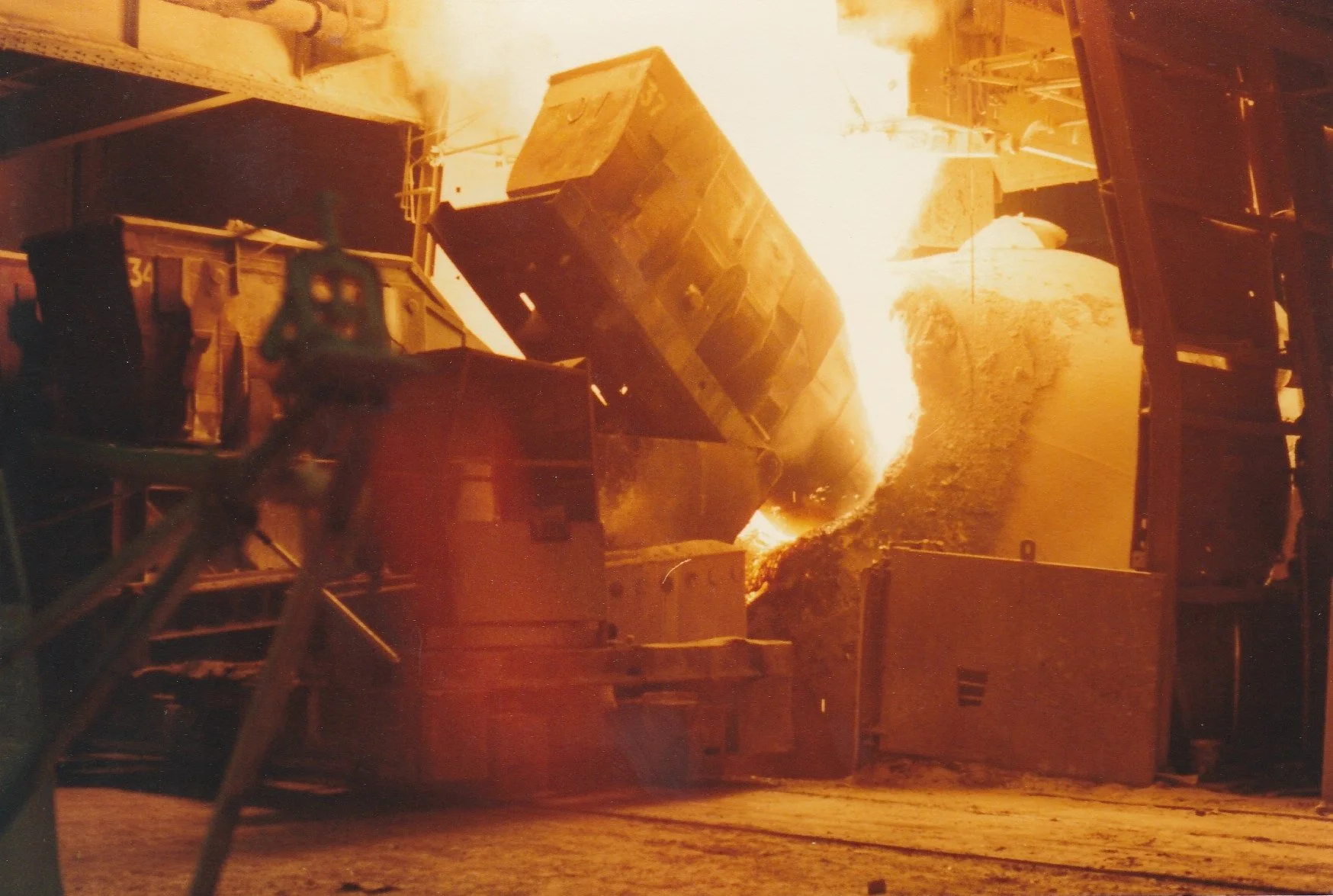 Refining steel