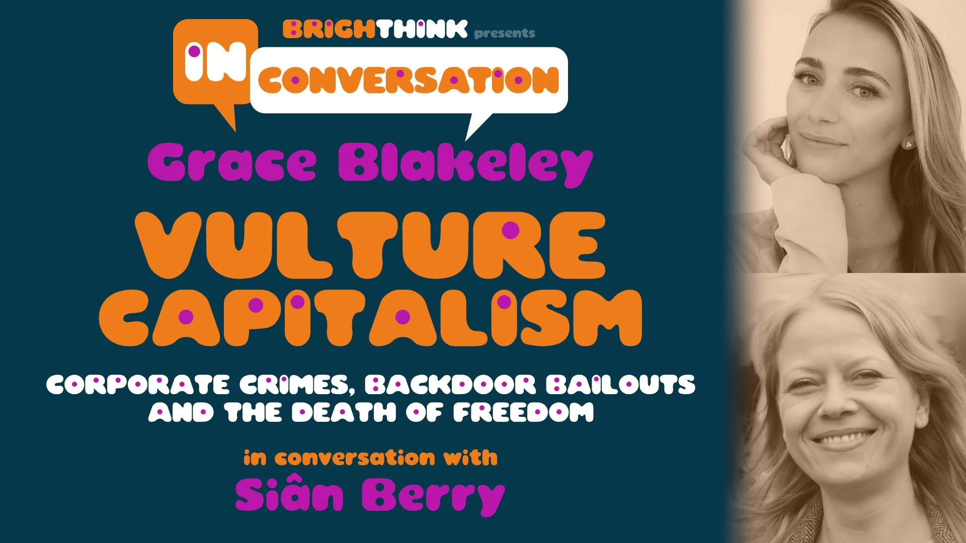 VULTURE CAPITALISM with Grace Blakely and Sian Berry.