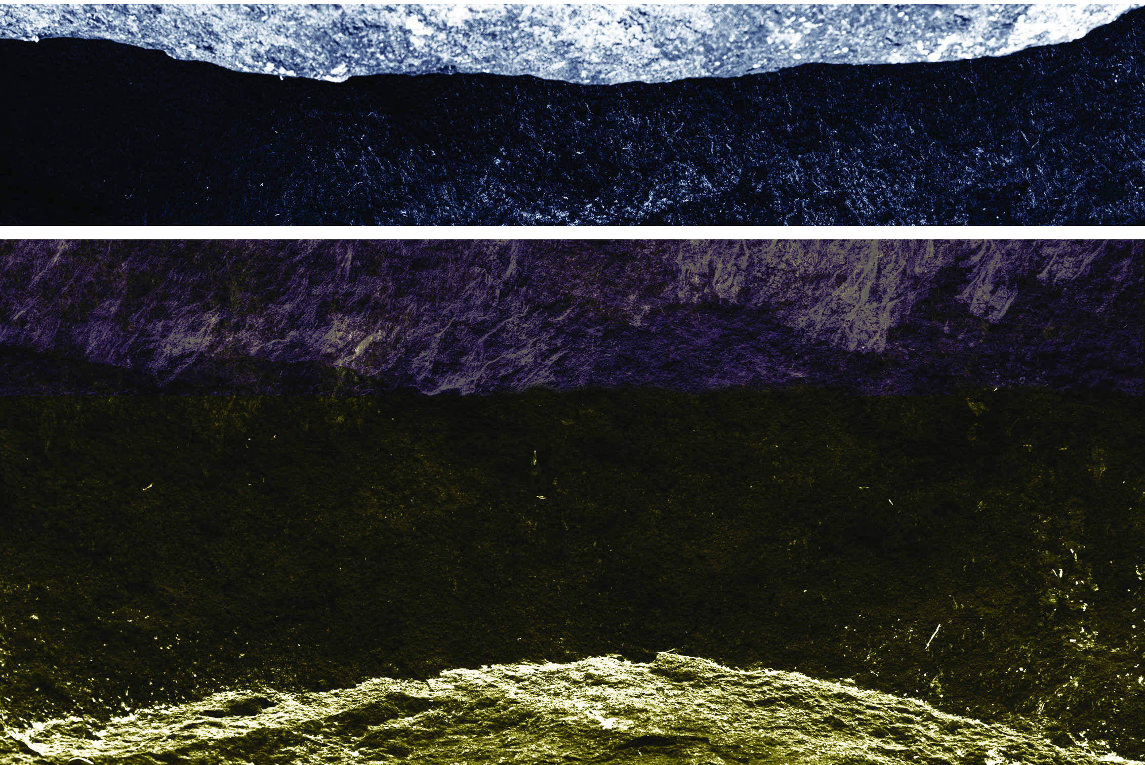 dark purple, green and blue abstract landscape view