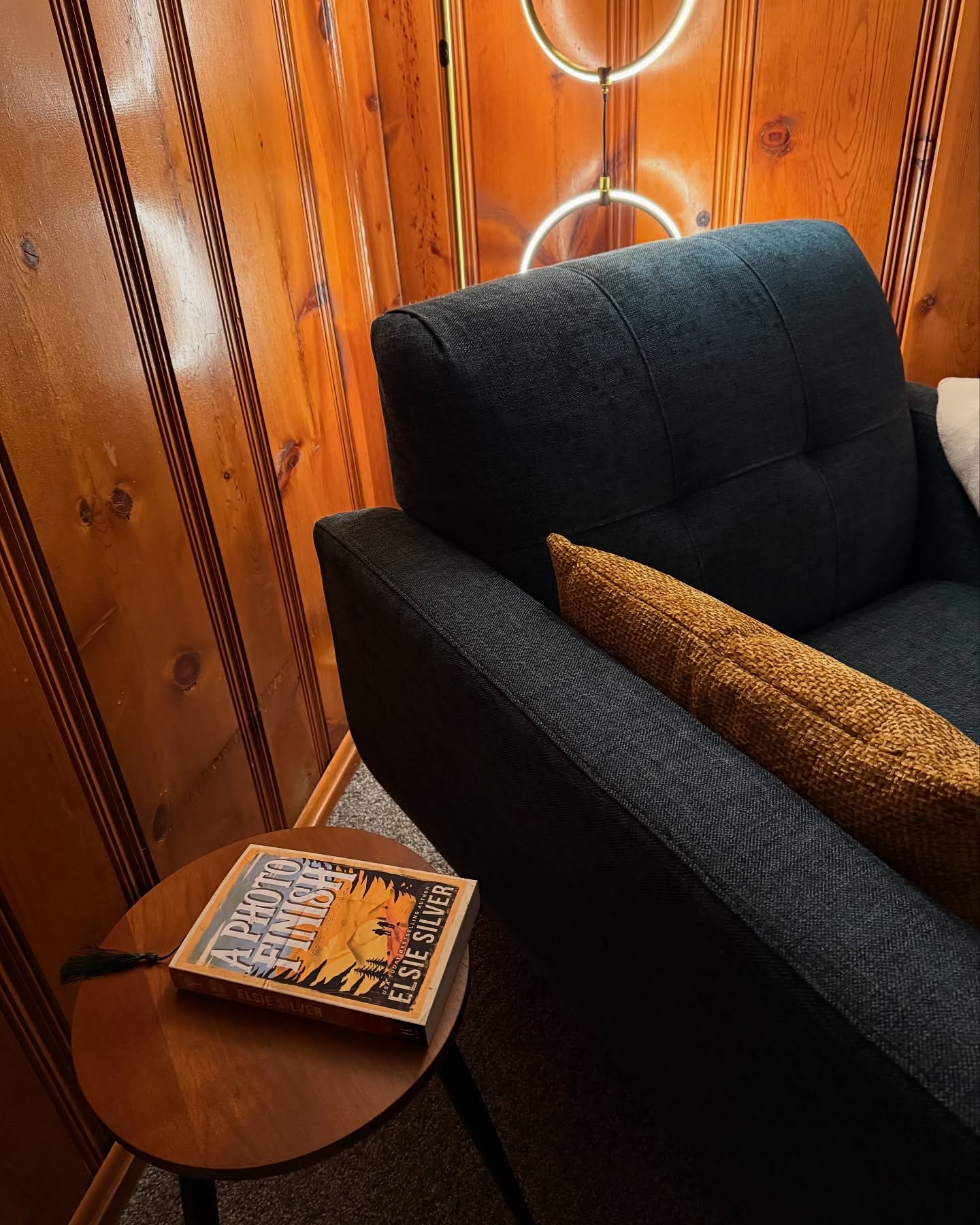 Current read: A Photo Finish by Elsie Silver

The Plot Twist Loft / reading room / office / game room is starting to come to life. My reading chair and lamp are in place. My ottoman will be here tomorrow. The window seat is cozy. The doors are off th