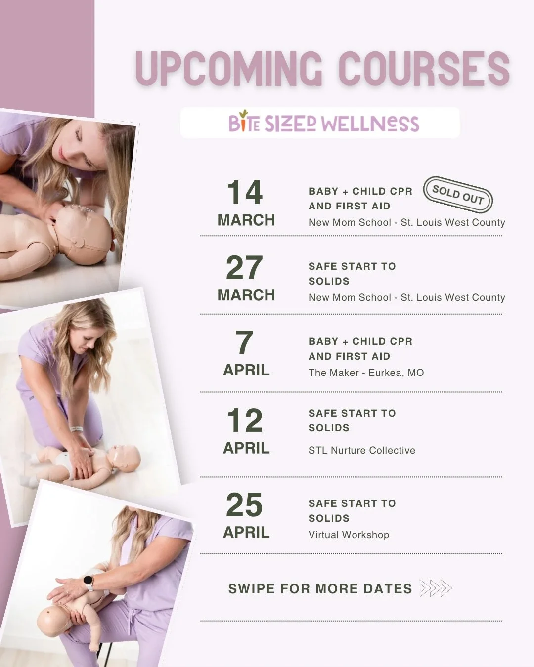 Whether you&rsquo;re a new parent, expecting parent, grandparent, or caregiver of a young child-we&rsquo;ve got you covered.

Preparing for all the what-ifs and how-tos? In the weeds of starting your feeding journey with solids? Our classes help you 
