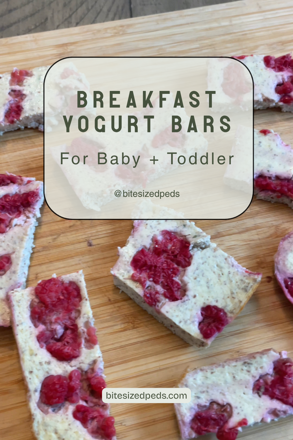 Berry Yogurt Bars: Easiest Meal Prep for Starting Solids 
