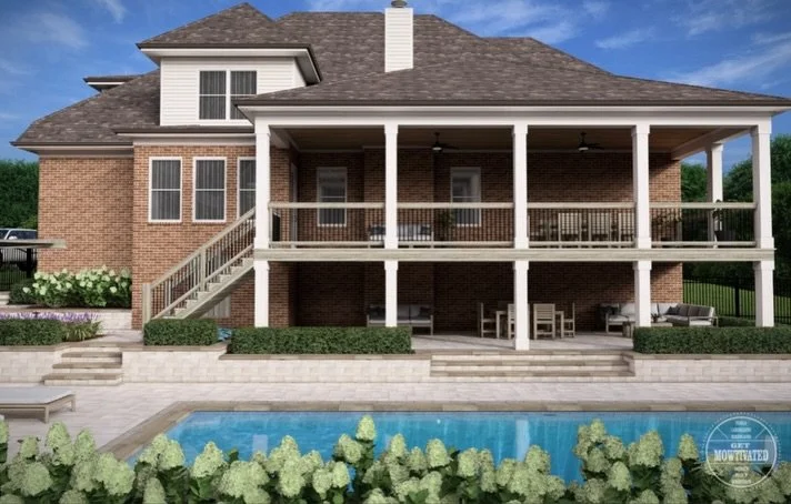 Dream it. Step 2: Render it. Step 3: Build it. 🛠️
We&rsquo;re obsessed with this new 3D design we just finished up for a client. It gives you the exact view from the back patio before we even break ground.