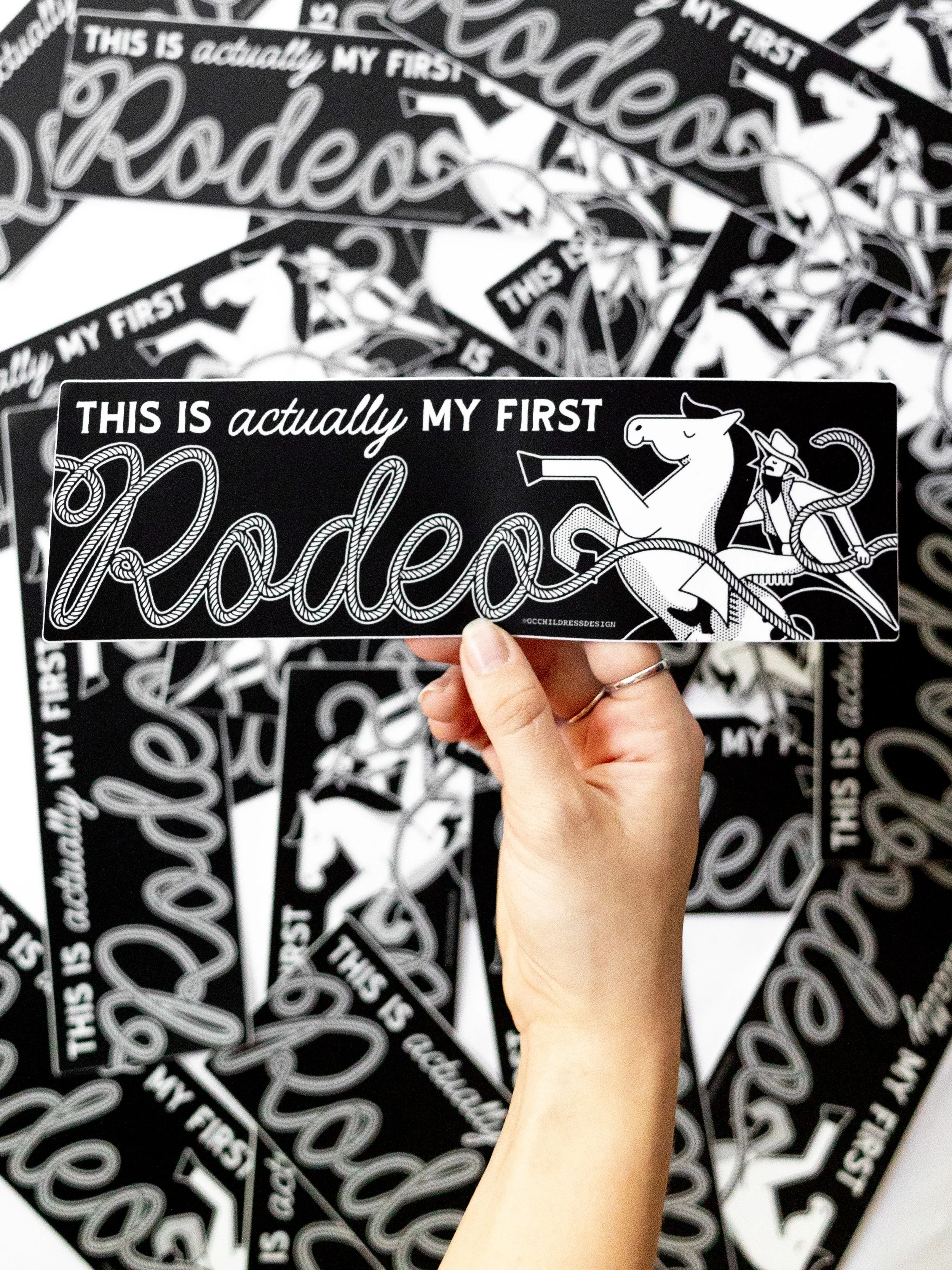 First Rodeo Bumper Sticker