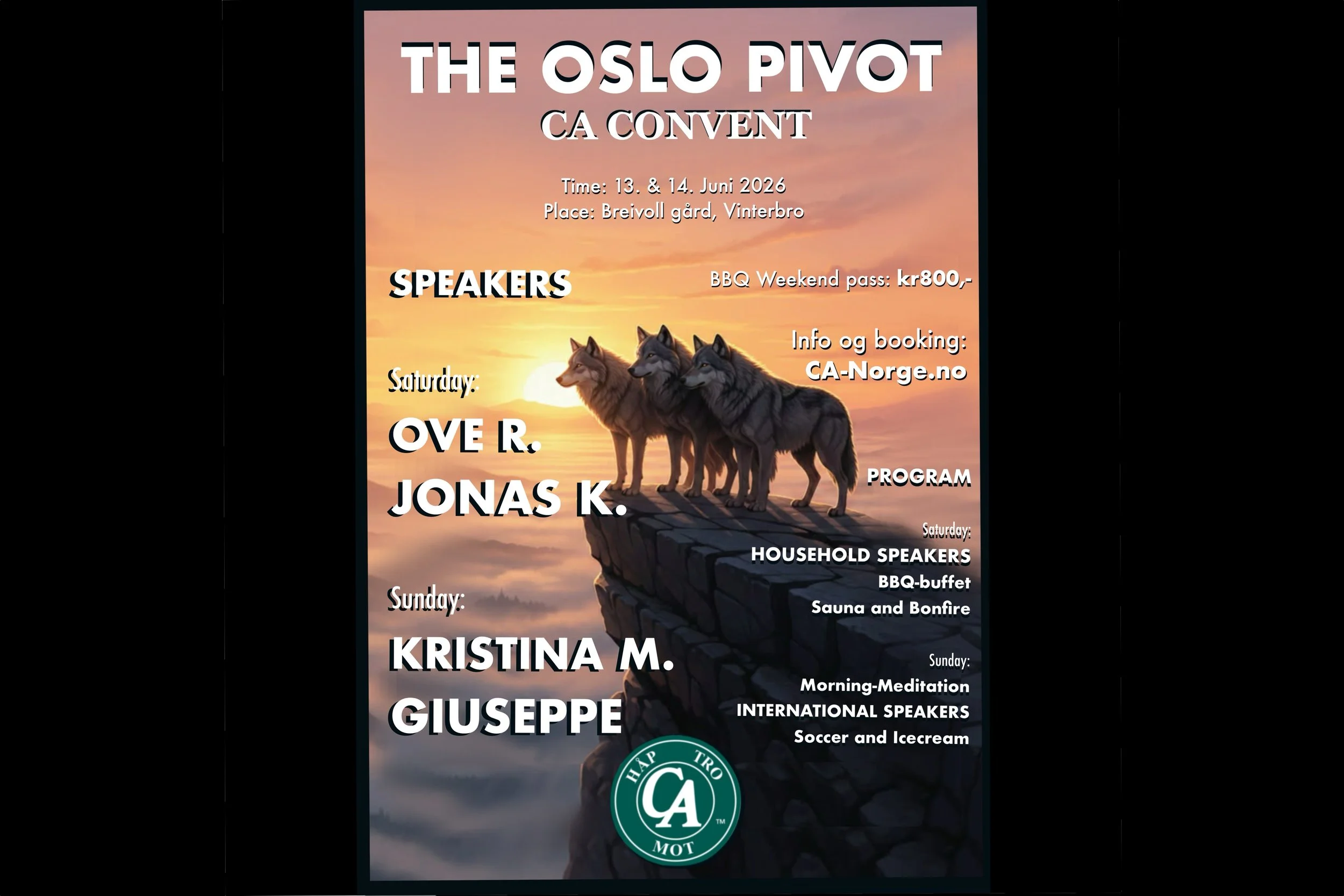 The Oslo pivot CA convent 2026