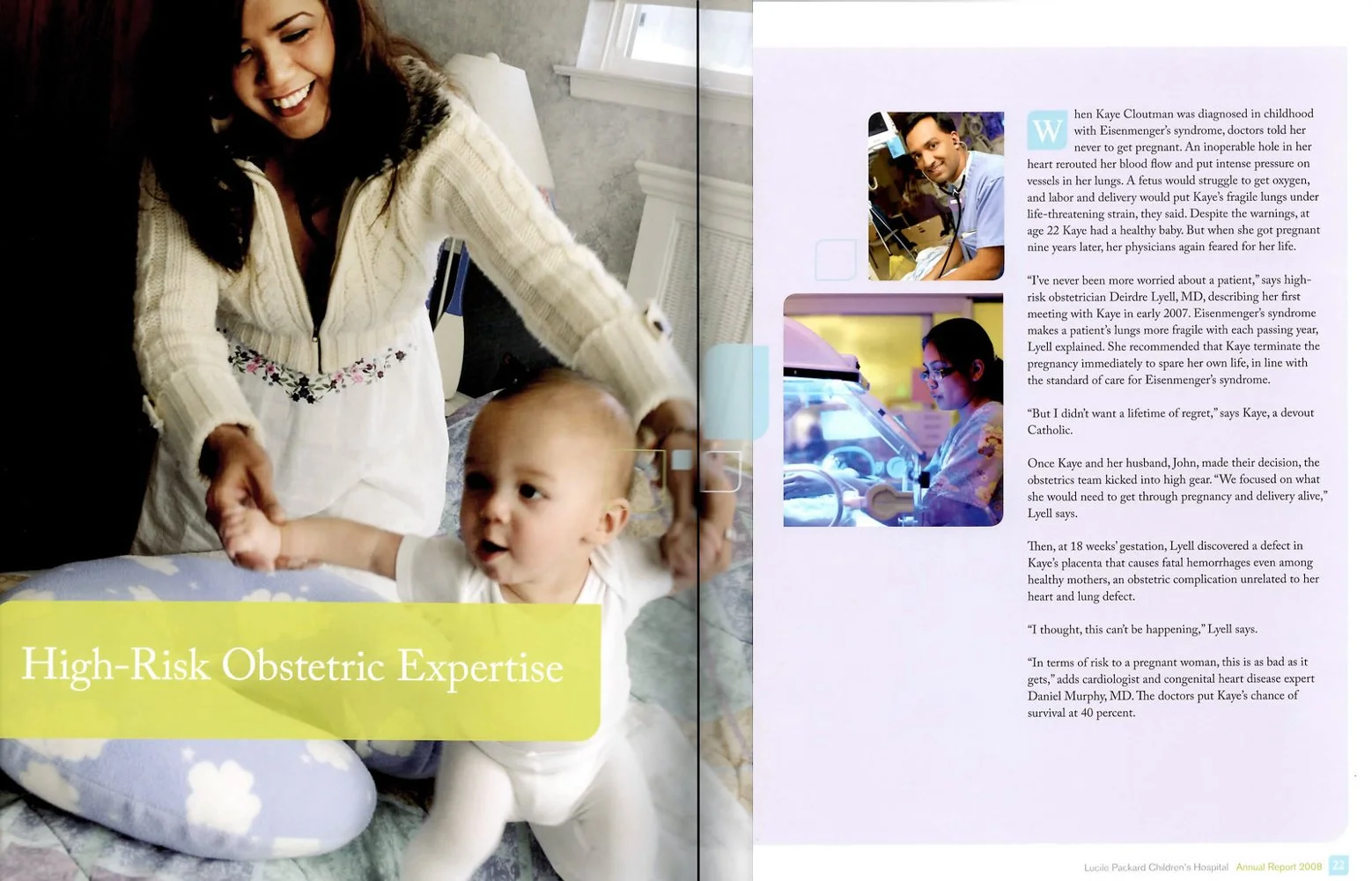 Lucille Packard Children's Hospital at Stanford, Annual Report