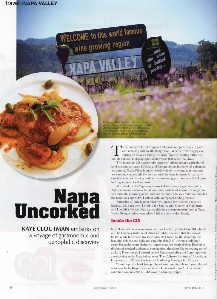 Napa Uncorked, TravelLife Magazine