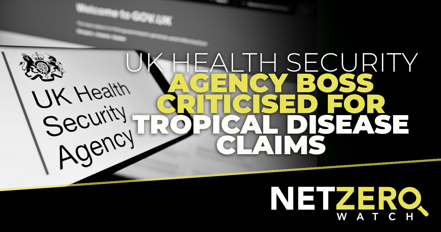 UK Health Security Agency boss criticised for tropical disease claims