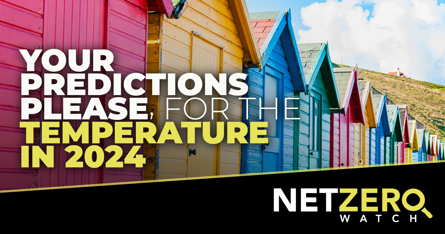 Your predictions please, for the temperature in 2024