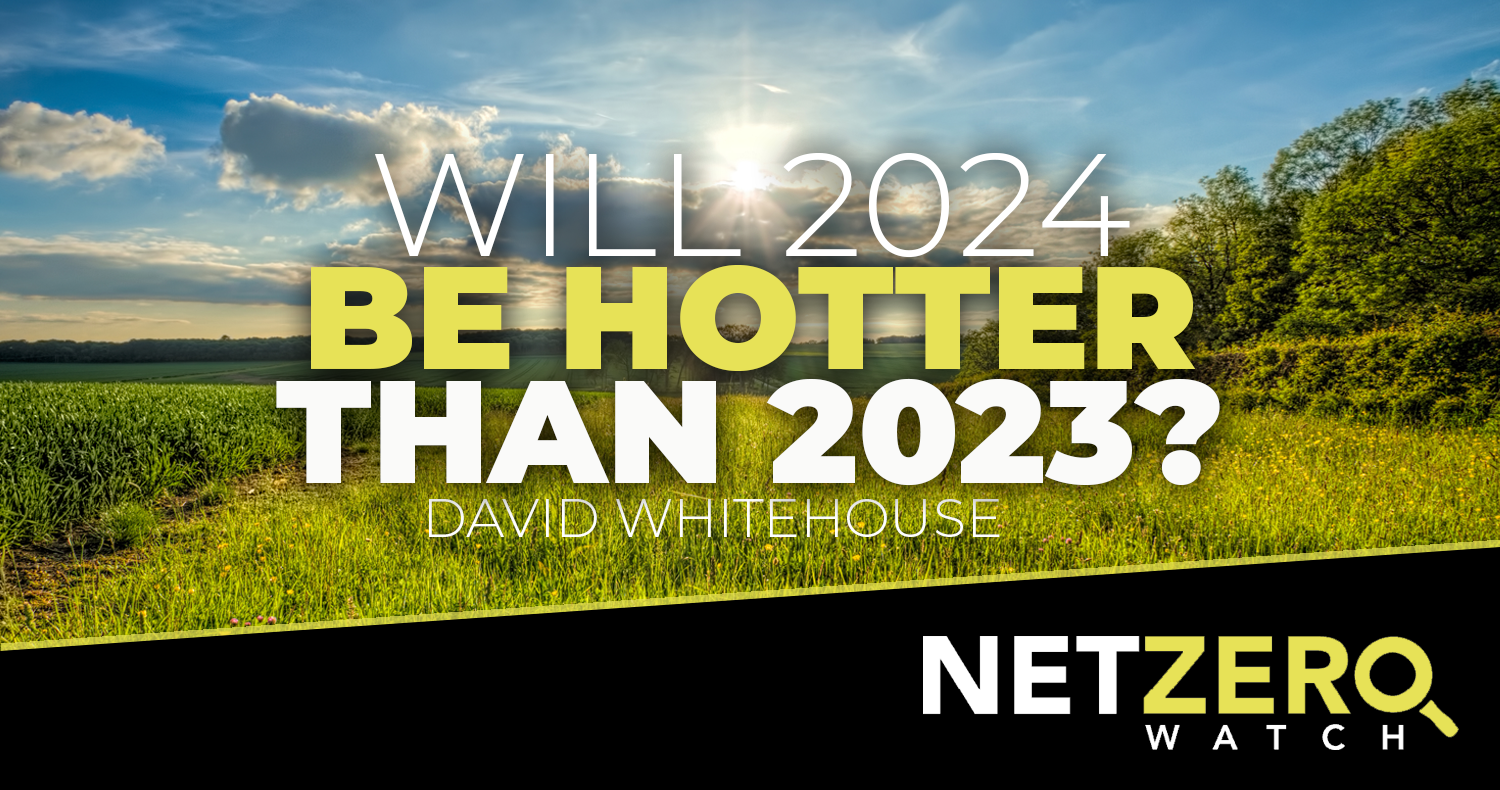 Will 2024 be hotter than 2023?