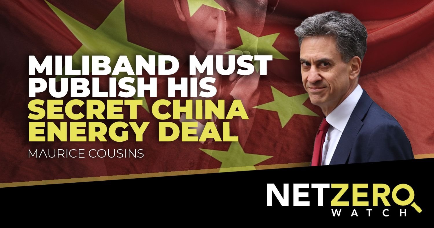 Miliband must publish his secret China energy deal&nbsp;