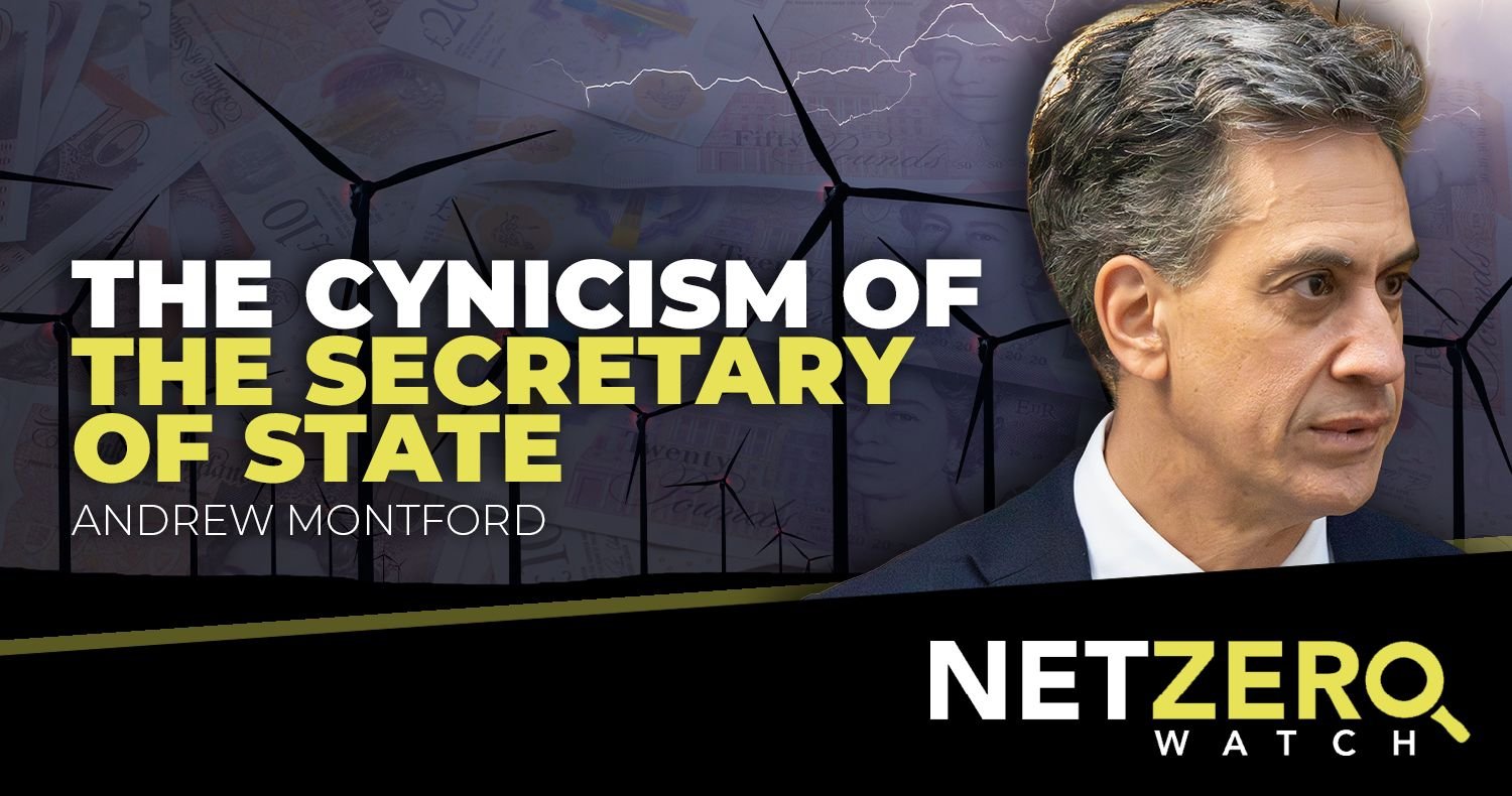 The cynicism of the Secretary of State