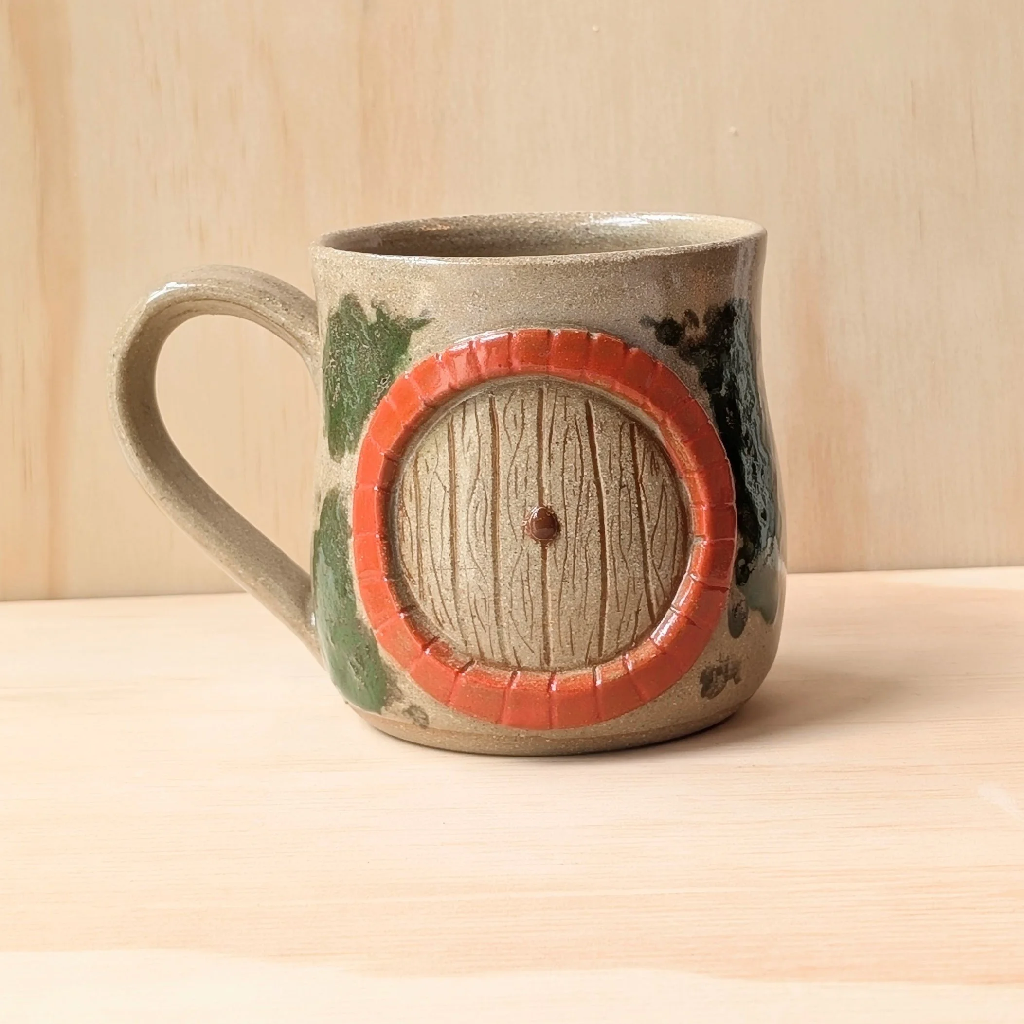 large hobbit door mug (plain)