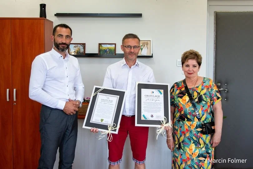 Niespodzianka z gratulacjami od władz Gminy i Powiatu !