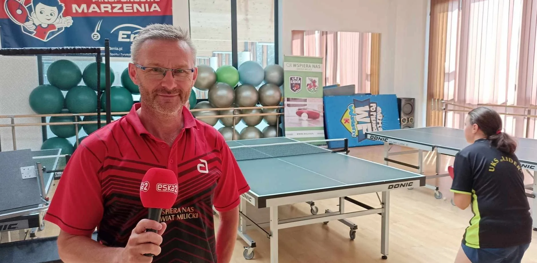 Trener Rafał dla Radia Eska 2 o wieloletniej przygodzie z tenisem stołowym !