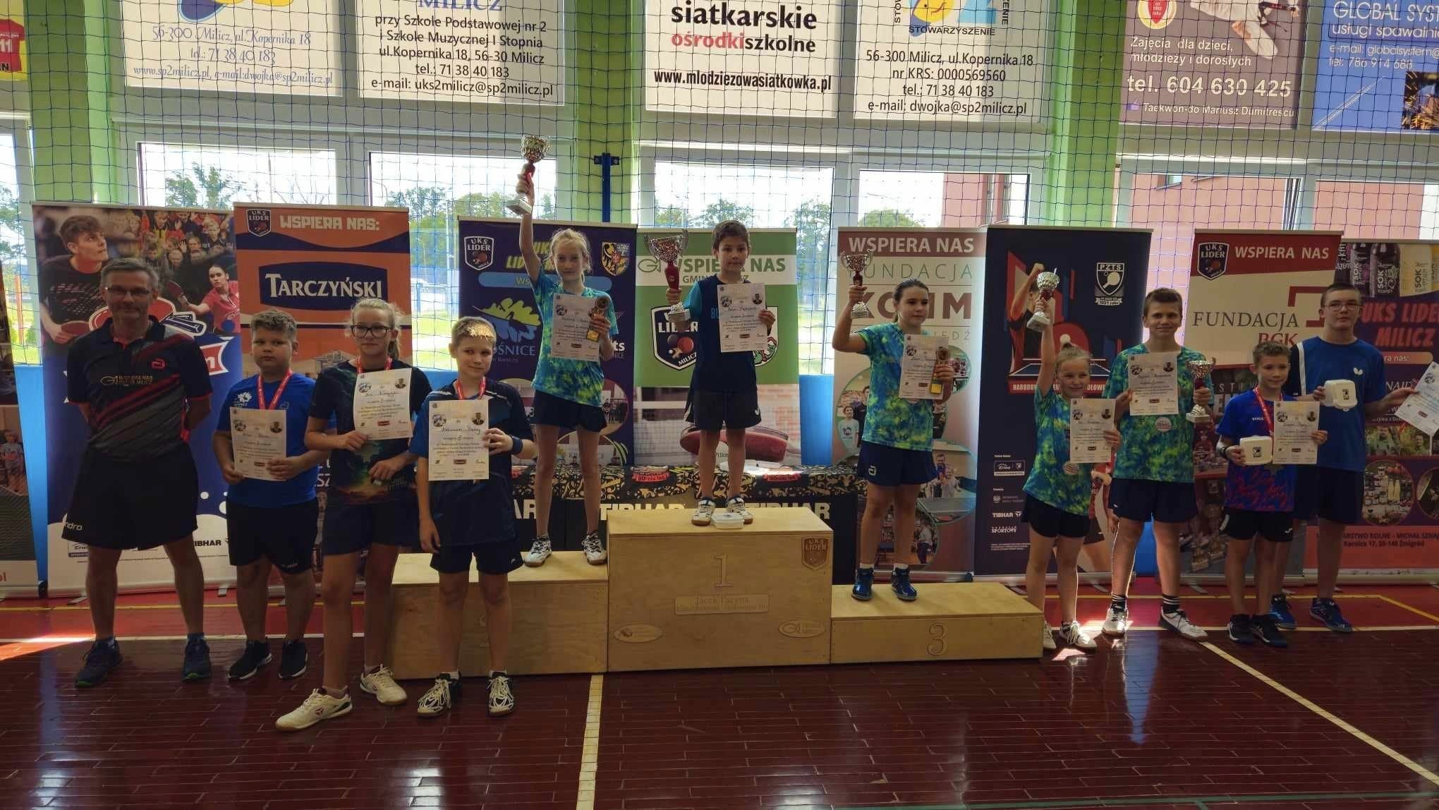 Pola Olszewska, Hubert Dębowicz i Adam Kędzierski wygrywają wakacyjny turniej w Miliczu!