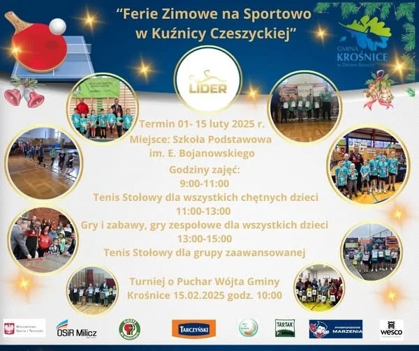 Ferie Zimowe w Kuźnicy Czeszyckiej !