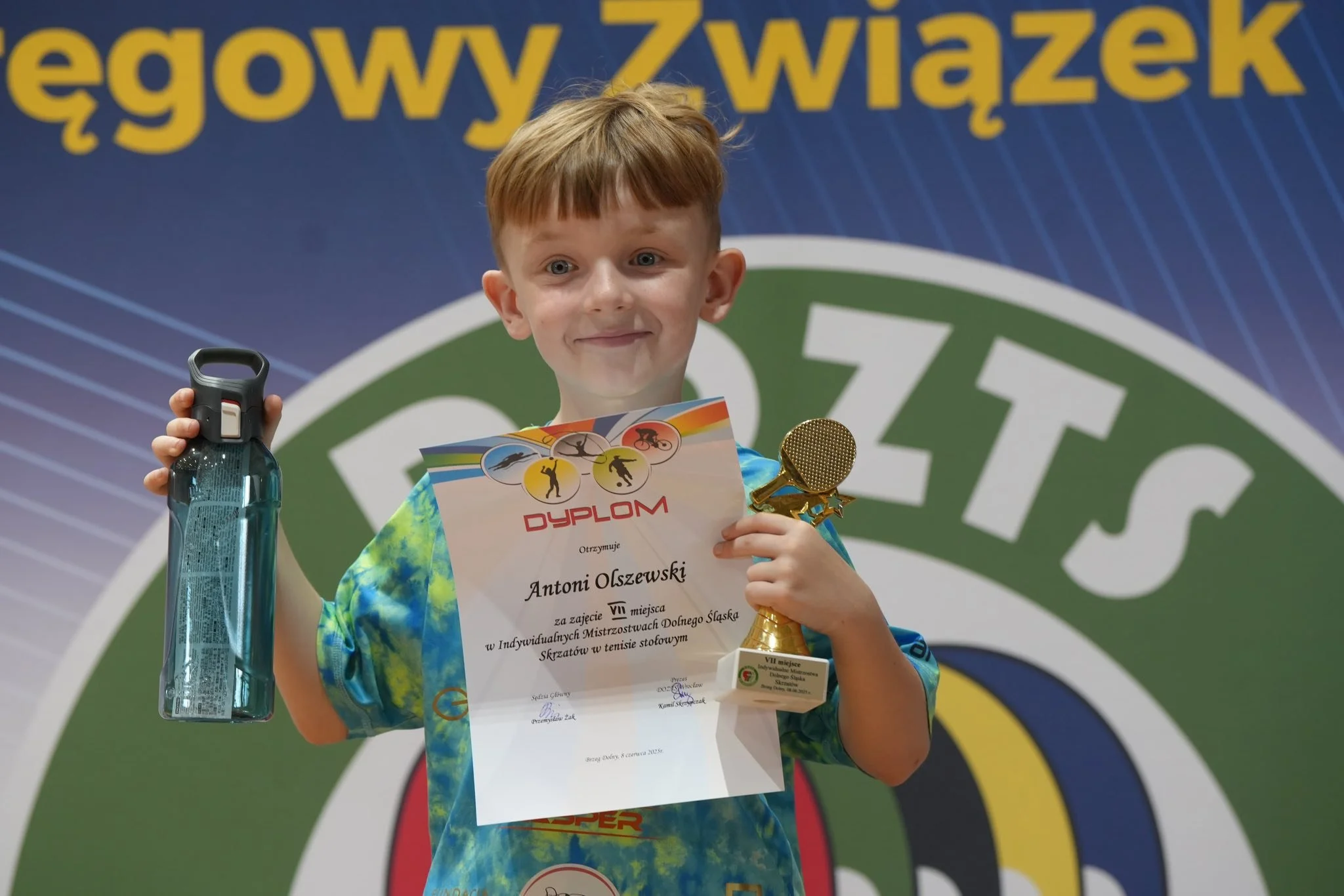 Antek Olszewski siódmym Skrzatem podczas Mistrzostw Dolnego Śląska w Brzegu Dolnym!