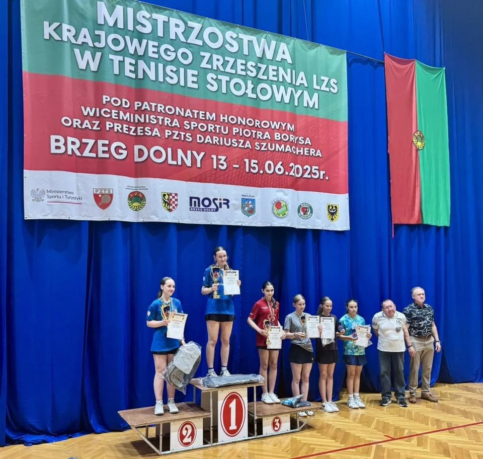 Zofia Pawłowska 5 młodziczką w Polsce podczas zakończonych przed momentem Mistrzostw Krajowego Zrzeszenia Ludowych Zespołów Sportowych w Brzegu Dolnym  !