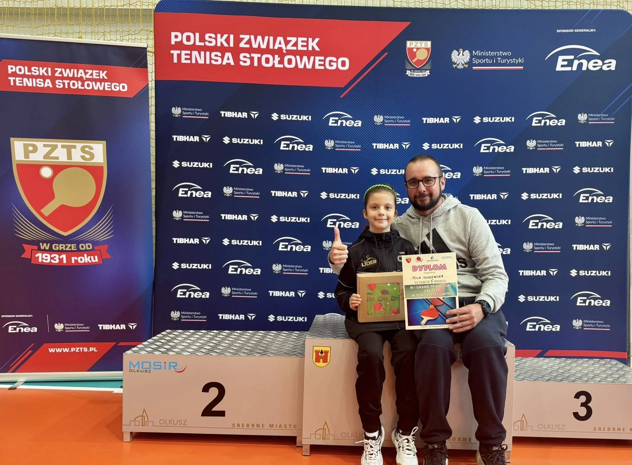 Pola Olszewska piątą tenisistką stołową w Polsce!