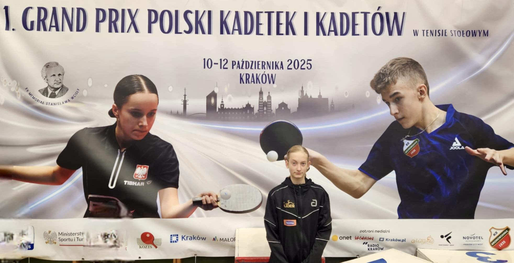 Anastazja Kalat z awansem do turnieju głównego w I Grand Prix Polski Kadetek w Krakowie !