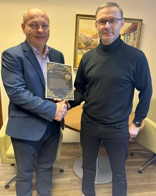 Podziękowania dla Zarządu Banku Spółdzielczego w Miliczu od UKS „Lider” Milicz.