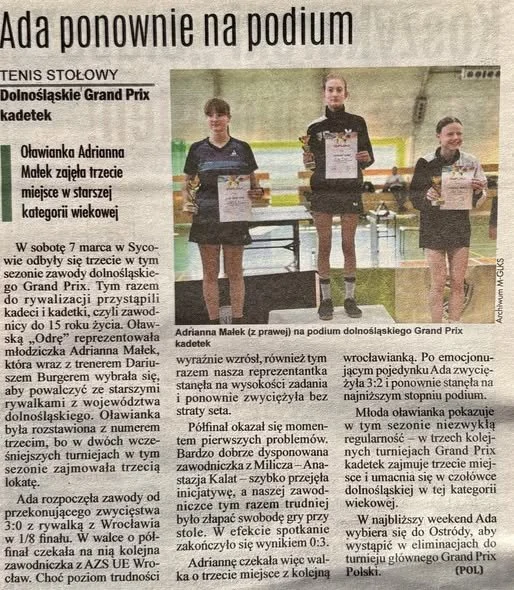 Anastazja w gazecie oławskiej !