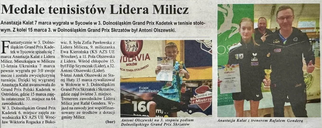 Piszą o nas w prasie !