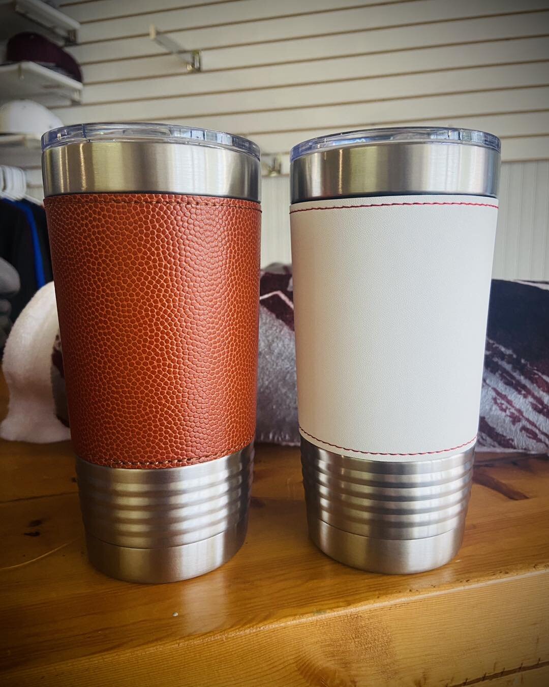 🏀 Need a coaches gift? Need a teacher gift? Valentines 💌?? We have you covered. ⚾️ We can also get football  tumblers 🏈 
These tumblers are perfect to keep your coffee ☕️ hot and drinks 🧊 cold! We can laser engrave to make it a special personaliz