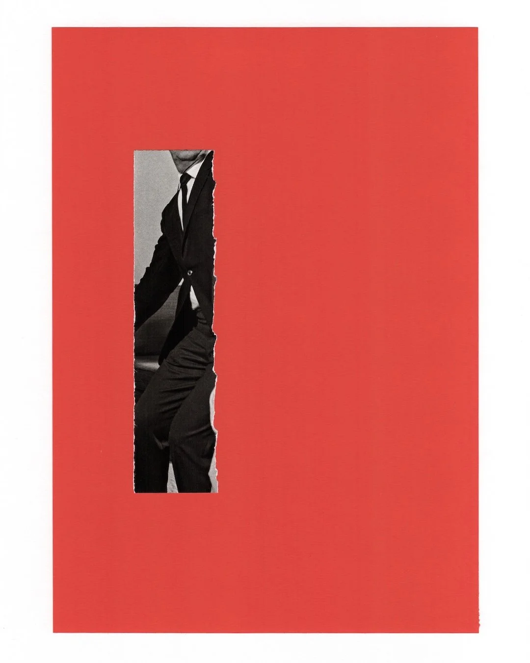 ‘Man in Love’ 2025 - Collage on paper, 21 x 29.7 cm (8.27 x 11.7 inches)