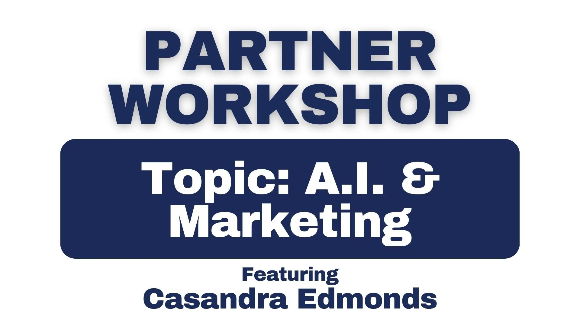 Workshop: A.I. & Marketing