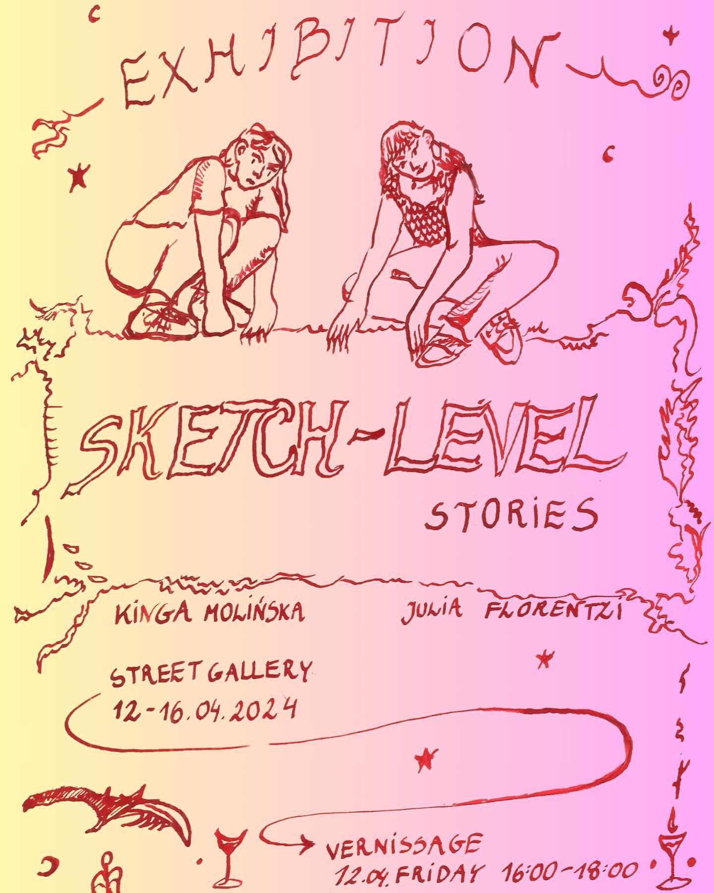 If you are passing by Valand, make sure to stop by our street gallery this weekend! 

SKETCH-LEVEL STORIES - Kinga Molińska, Julia Florentzi 

In our artistic practice, we balance between anger and patience. Those feelings can sometimes be present in