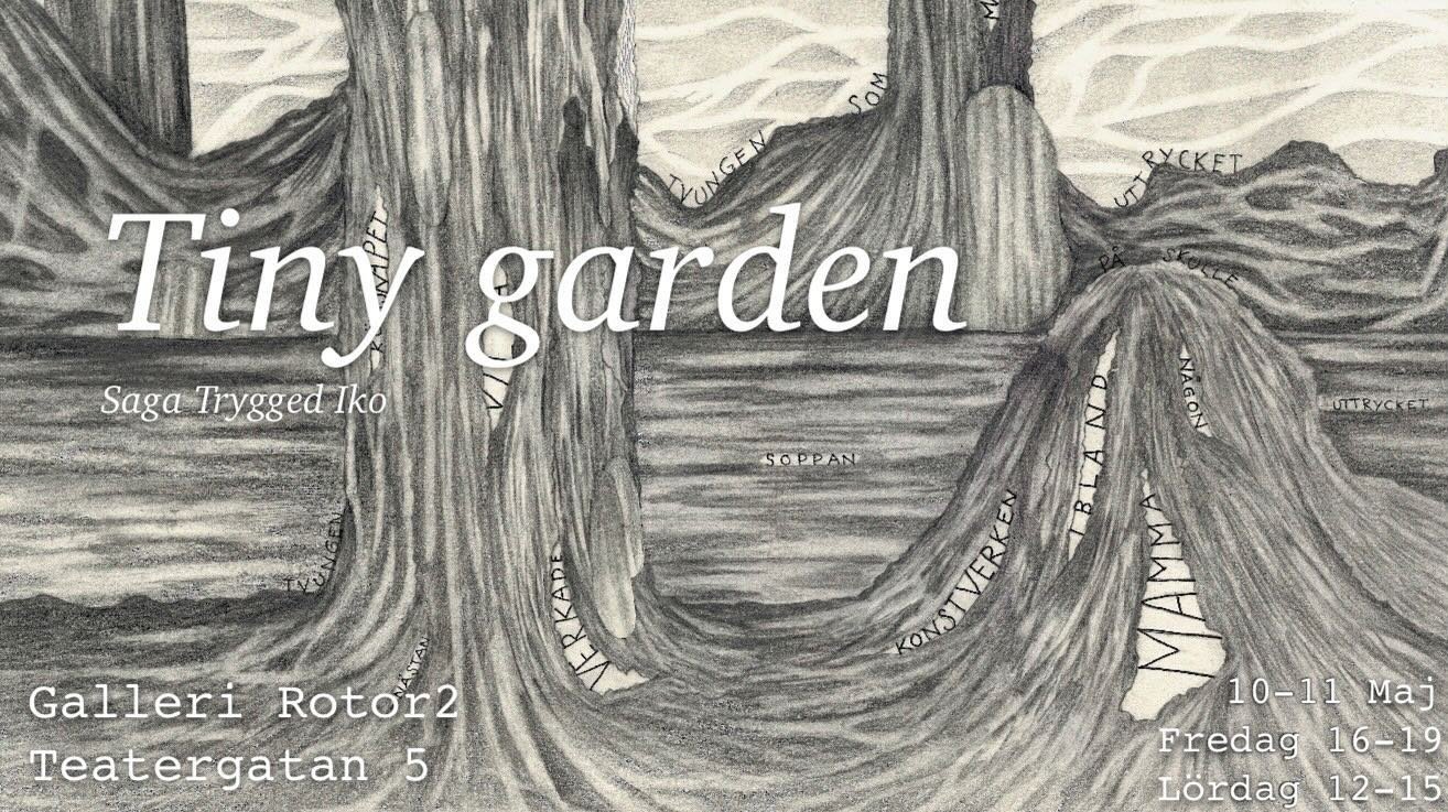 Saga Trygged Iko are exhibiting sculptures in the exhibition &rdquo;Tiny garden&rdquo; in Gallery Rotor this Friday and Saturday. (10-11 May)

Opening hours
Fri: 16-19
Sat: 12-15

#gallerymonitorandrotor2