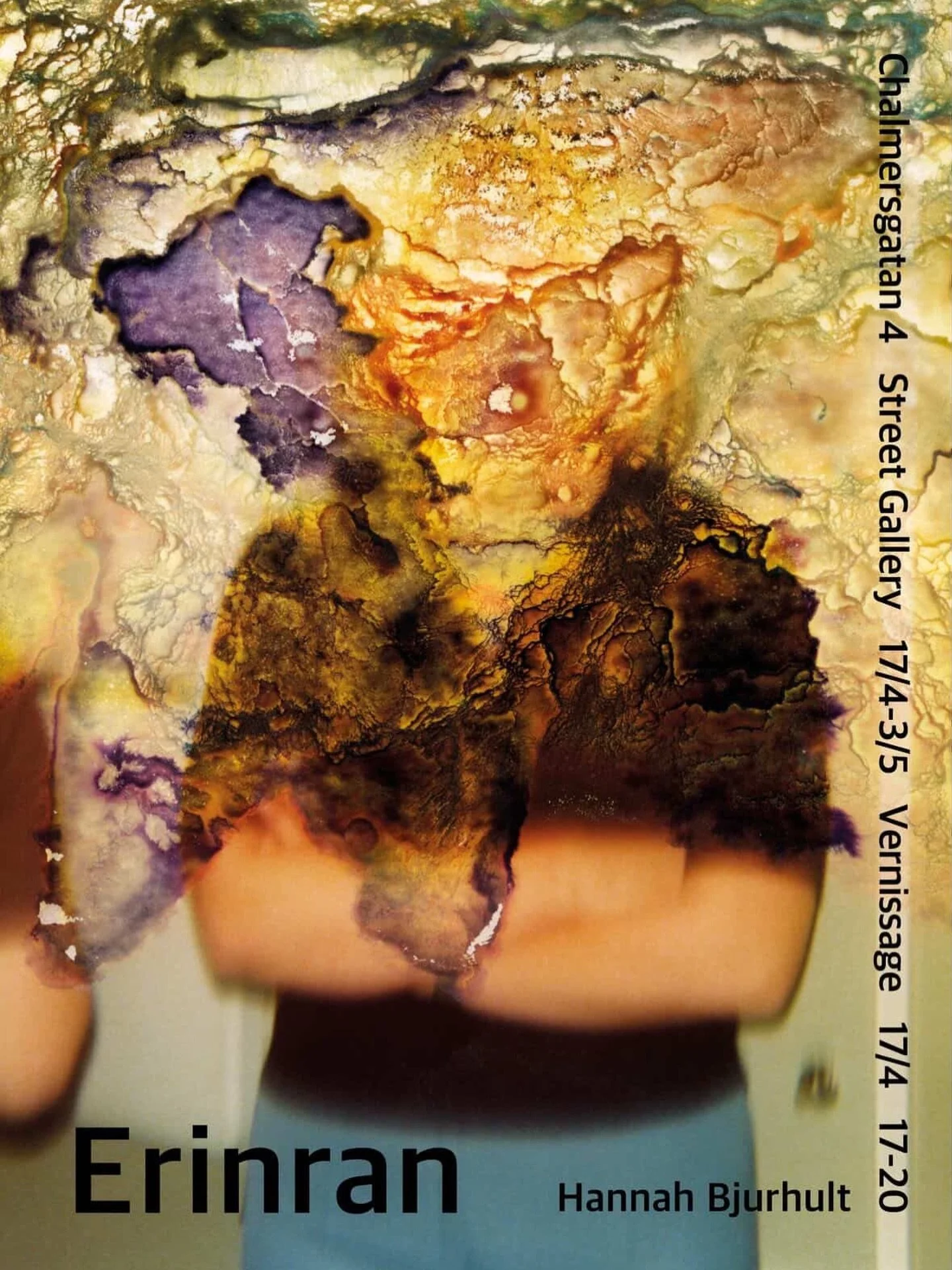 Welcome to the exhibition Erinran by Hannah Bjurhult
Vernissage: Friday 17 April, 17-20
Street Gallery, Chalmersgatan 4&nbsp;
17 April - 3 May 2026

Erinran is based on polaroids and archive images which have been slowly created and destroyed; destro