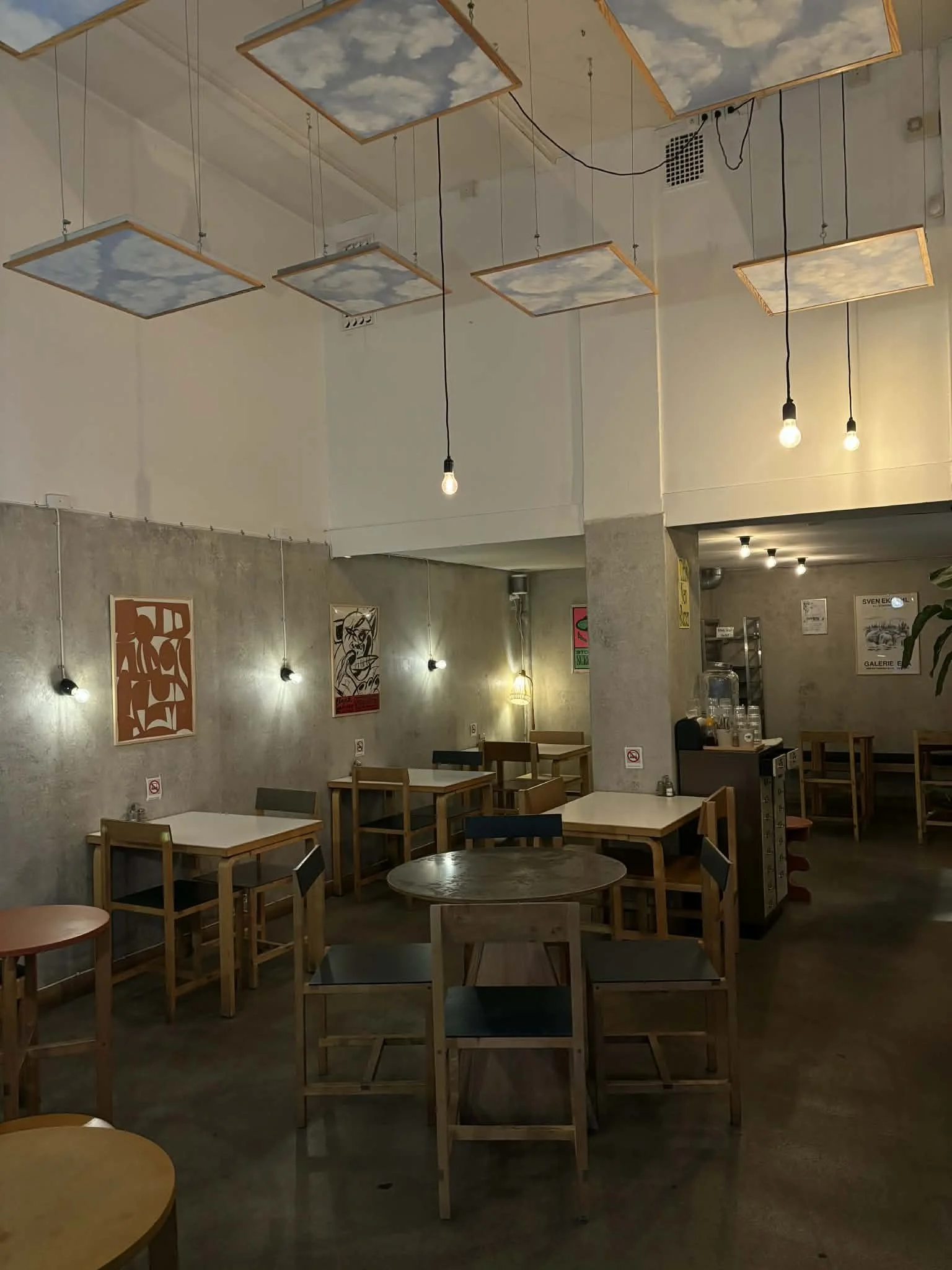 The wall pictured in this photo is the intended primary exhibition space.