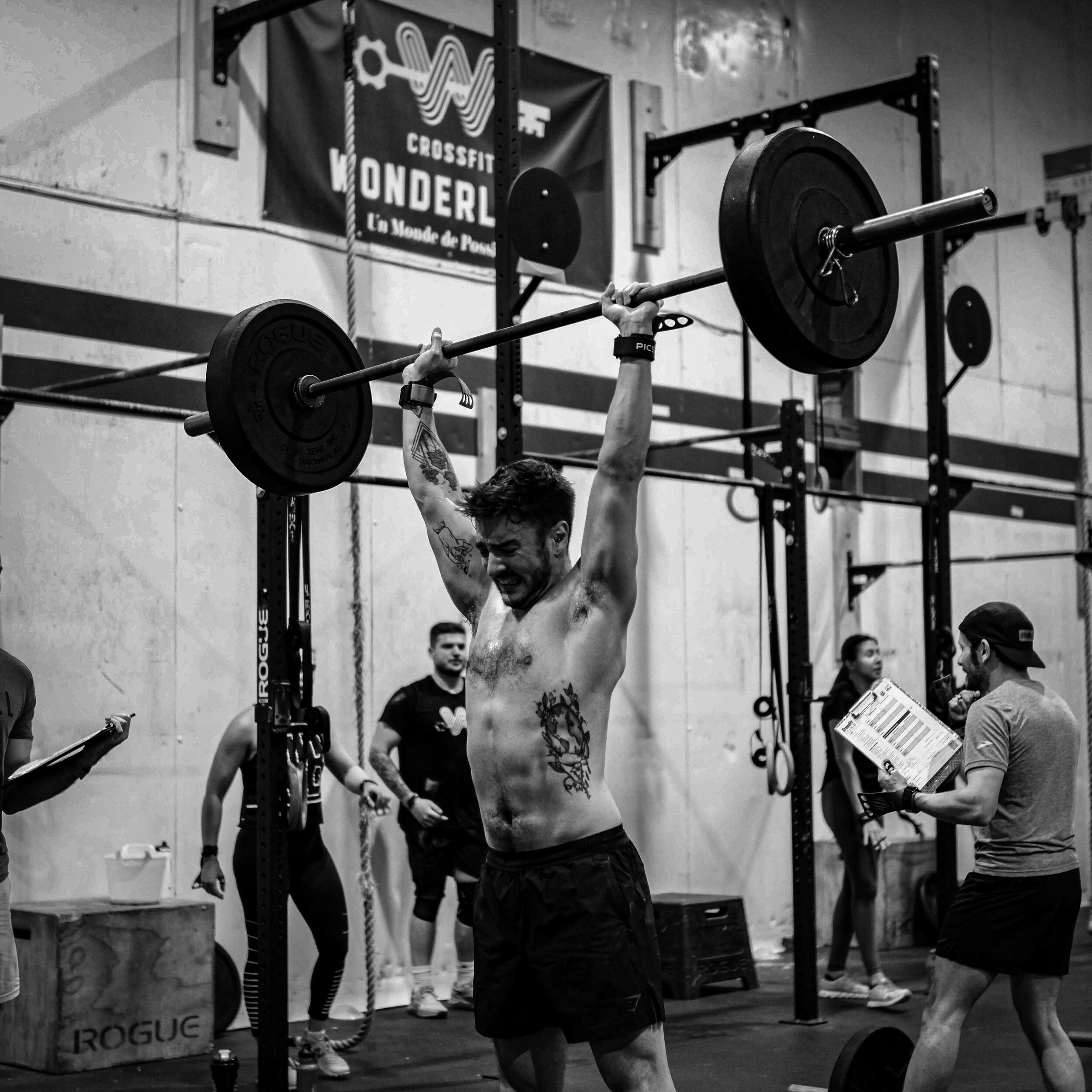 Photo de ma premi&egrave;re comp&eacute;tition de CrossFit appel&eacute;e &laquo;&nbsp;The Open&nbsp;&raquo;.

Cela fait 10 mois que j&rsquo;ai commenc&eacute; le CrossFit. C&rsquo;est un sport extr&ecirc;mement complet et stimulant car il implique d