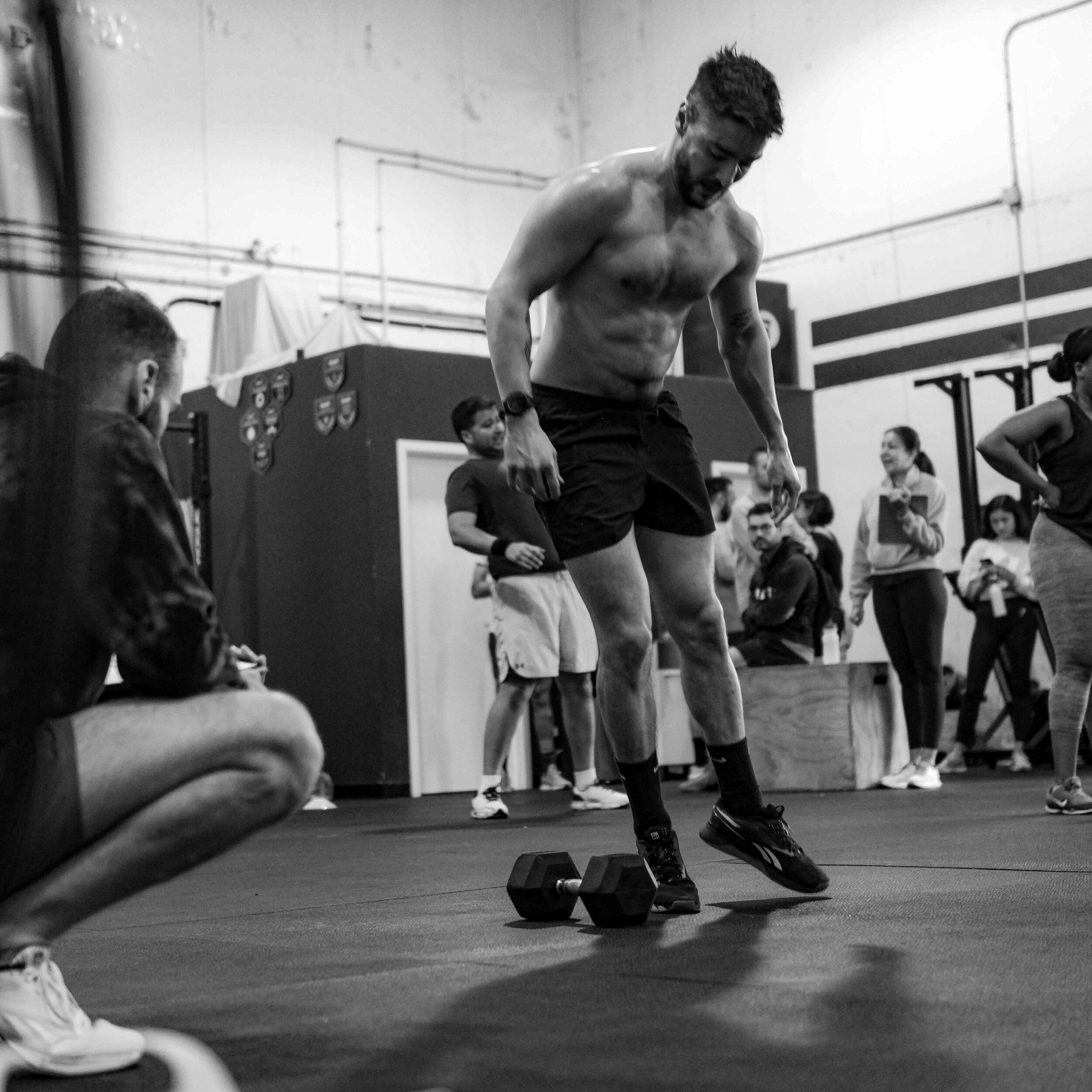 Photo de ma premi&egrave;re comp&eacute;tition de CrossFit appel&eacute;e &laquo;&nbsp;The Open&nbsp;&raquo;.

Cela fait 10 mois que j&rsquo;ai commenc&eacute; le CrossFit. C&rsquo;est un sport extr&ecirc;mement complet et stimulant car il implique d