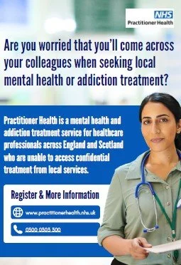 Confidential support for healthcare professionals