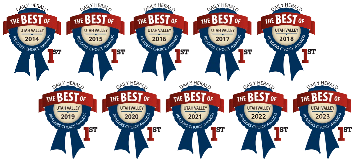 Voted Utah's best Counseling Center 10 Years in a Row!
