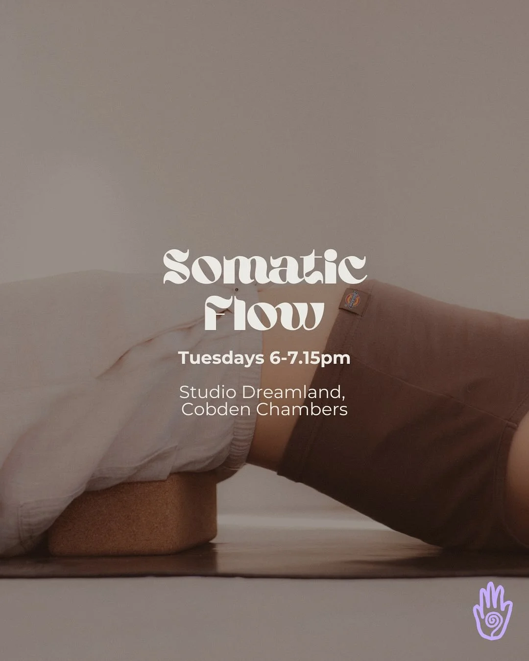 *New class alert - starting Tuesday 7th October*

SOMATIC FLOW 

📆 Tuesdays 6-7.15pm
📍 Studio Dreamland, Cobden Chambers, Nottingham

~

A trauma-informed and therapeutic slow flow yoga class.

This evening class offers a dreamy combination of soma