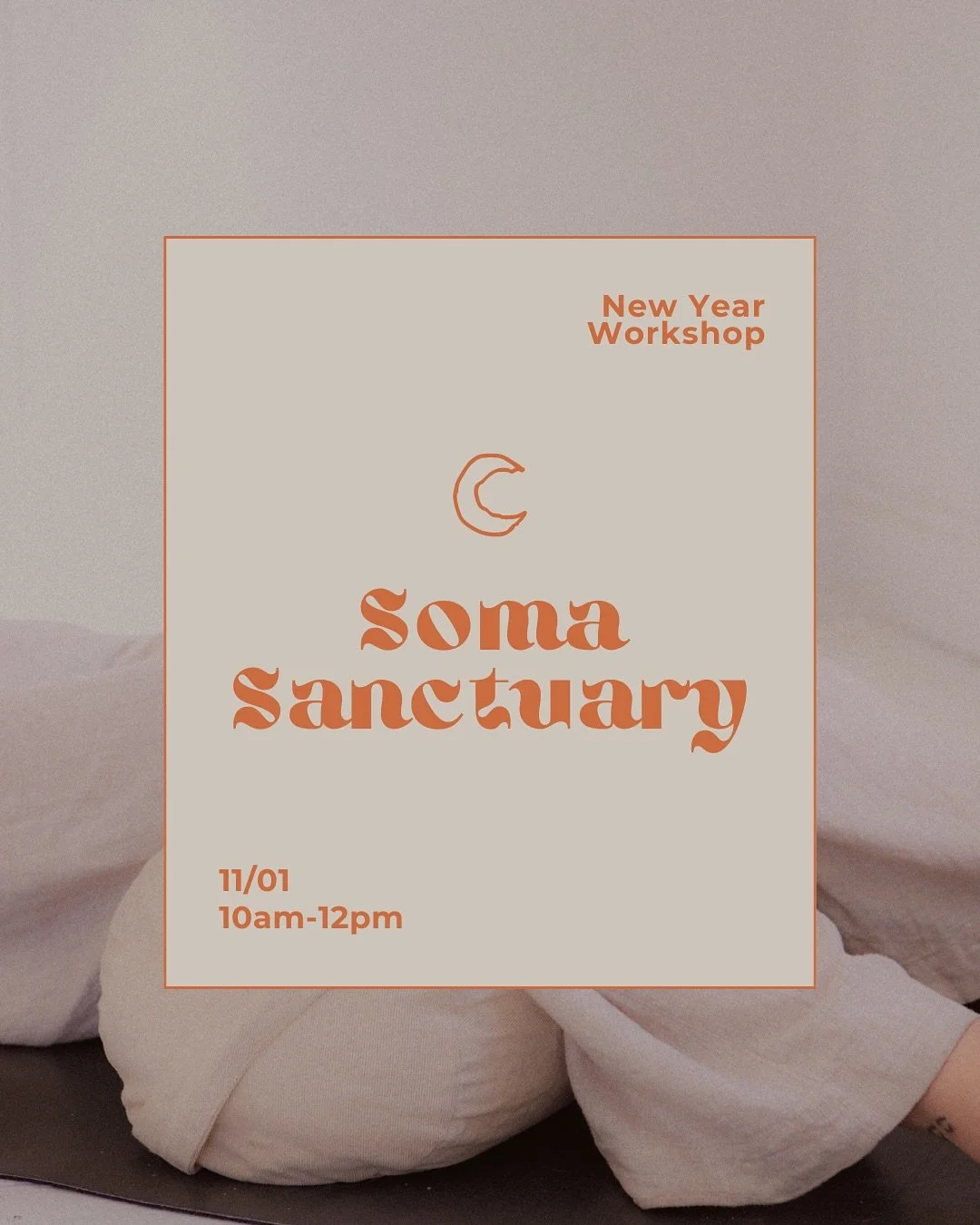✨☁️ Soma Sanctuary: New Year Workshop ☁️✨

📆 Sunday 11th January 10am-12pm
📍 A Space To Breathe Studio, Church Drive, Arnold

Welcome in 2026 with your whole being. 

Connect to the energy of January, by grounding and rooting into yourself. 

Set i