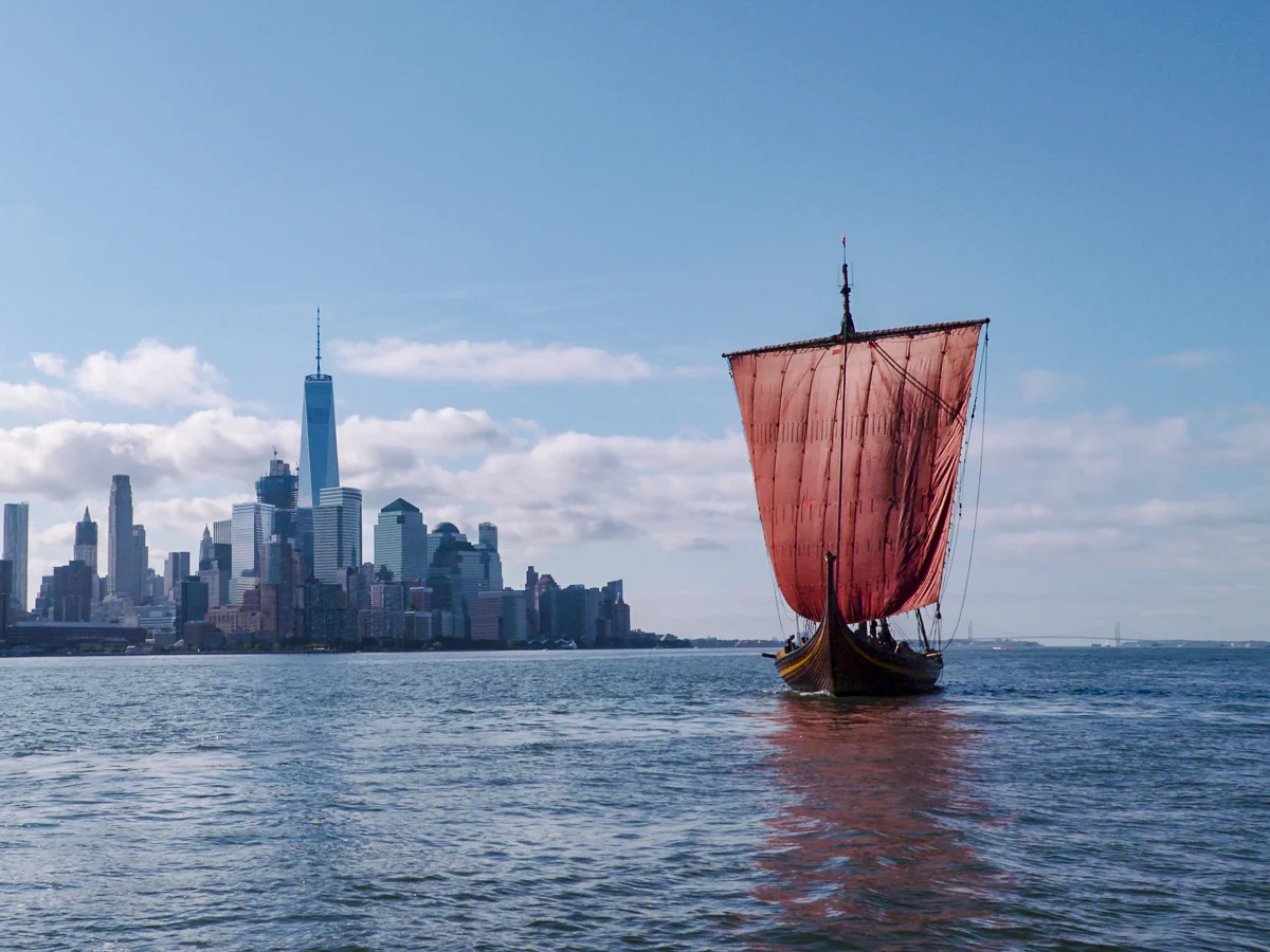 A Viking ship in NYC