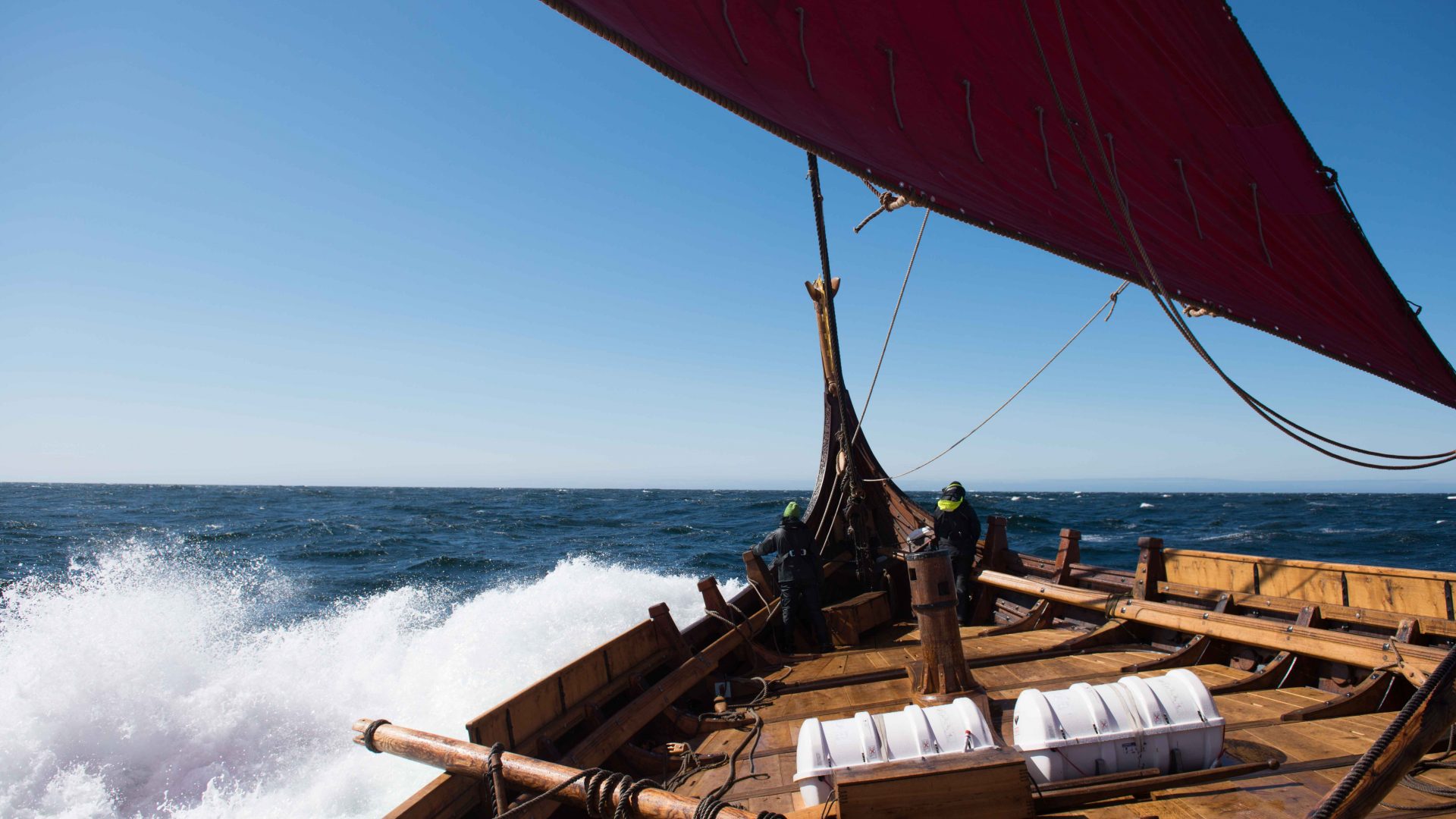 Last leg of the crossing of the North Atlantic Ocean