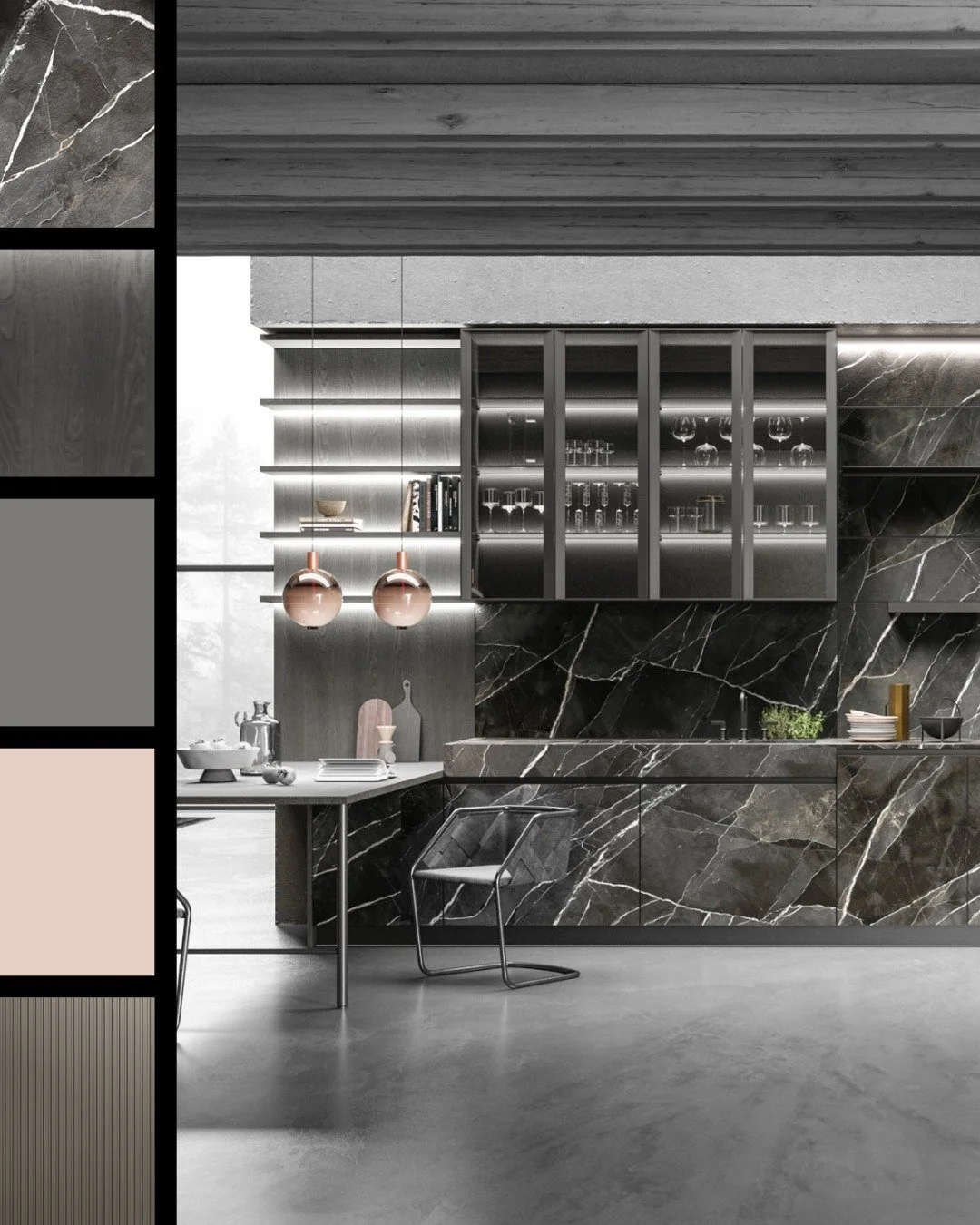 Linneaquatro cucine kitchen for property developers
