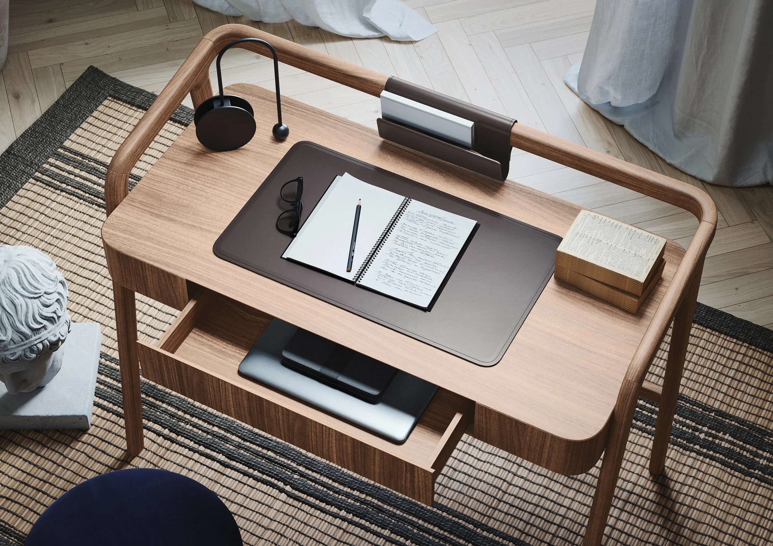 knot office desk by novamobili