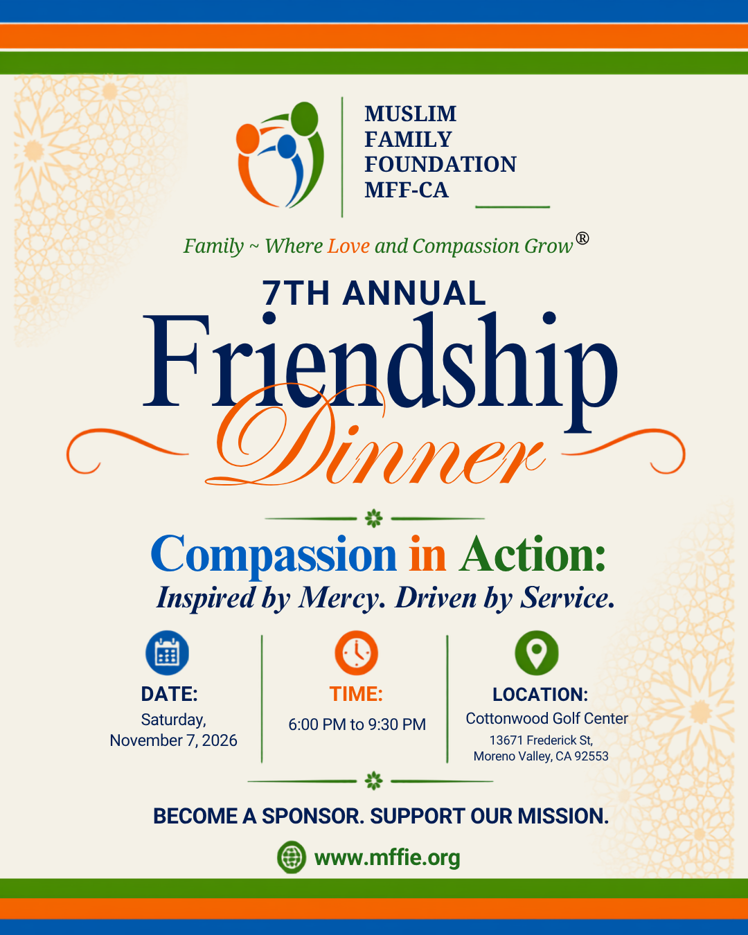 7th Annual Friendship Dinner