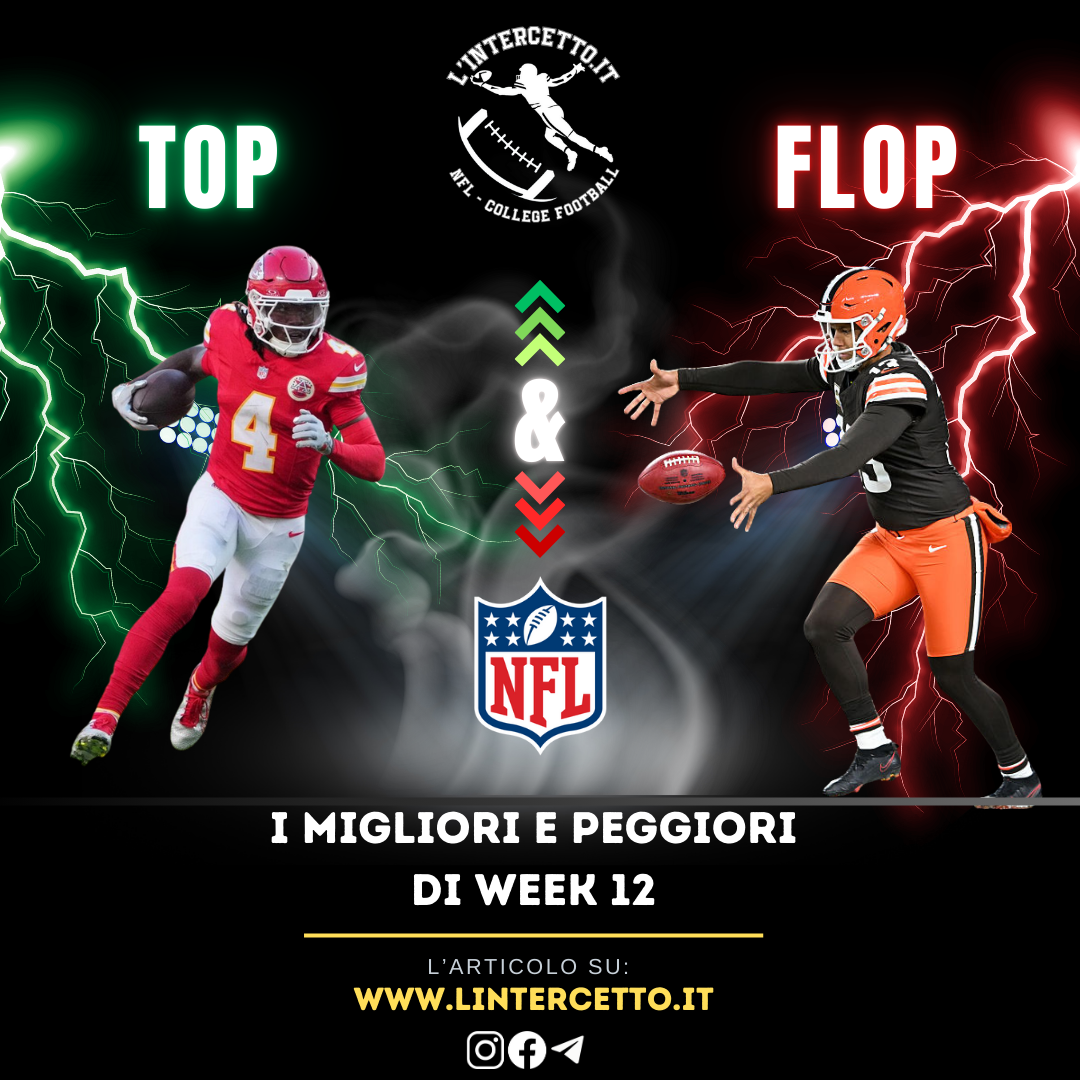 NFL: Top e Flop di Week 12
