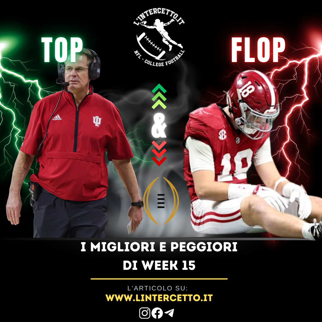 College Football: Top e Flop di Week 15