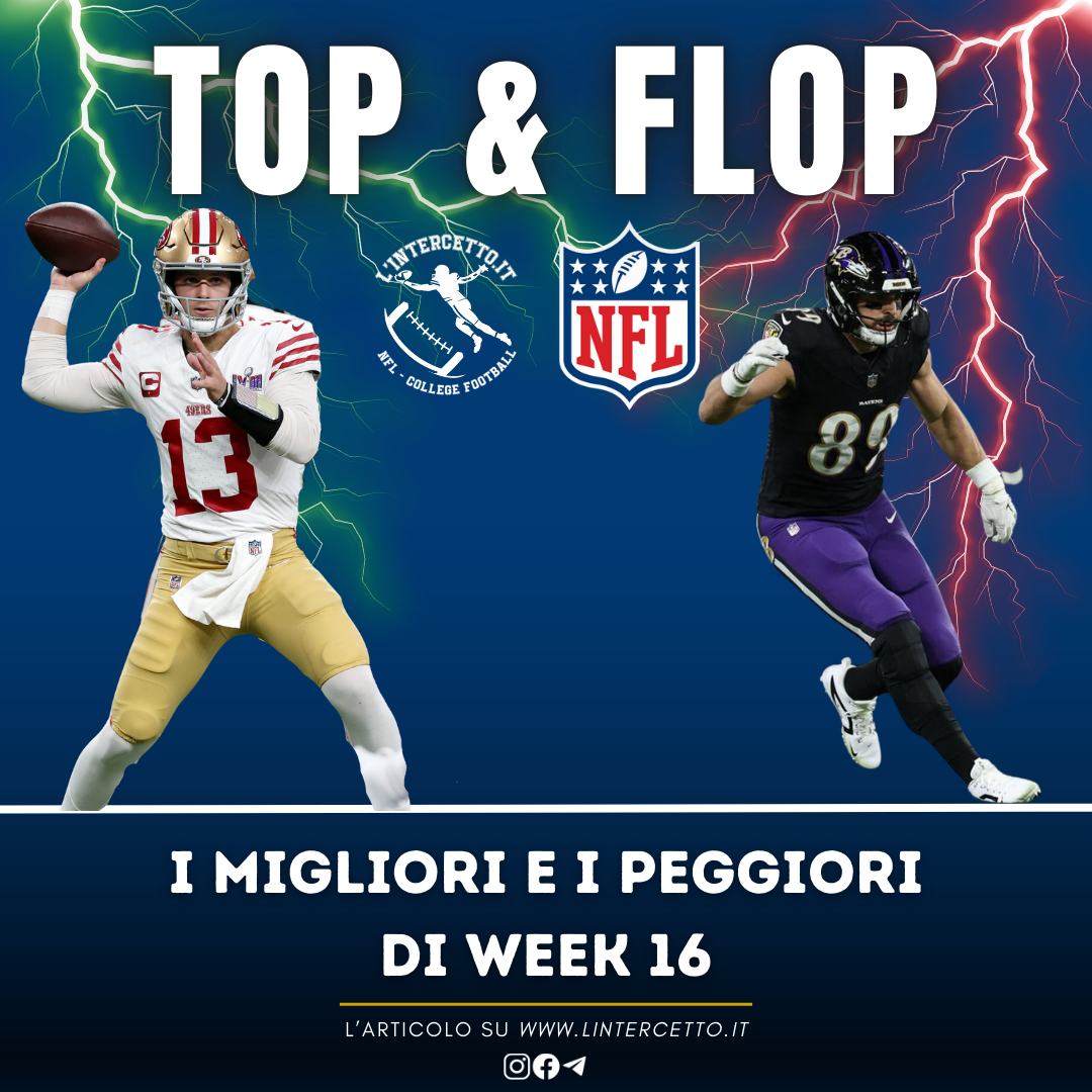 NFL: Top e Flop di Week 16